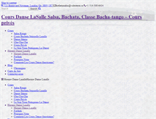 Tablet Screenshot of hotlatinsalsa.net